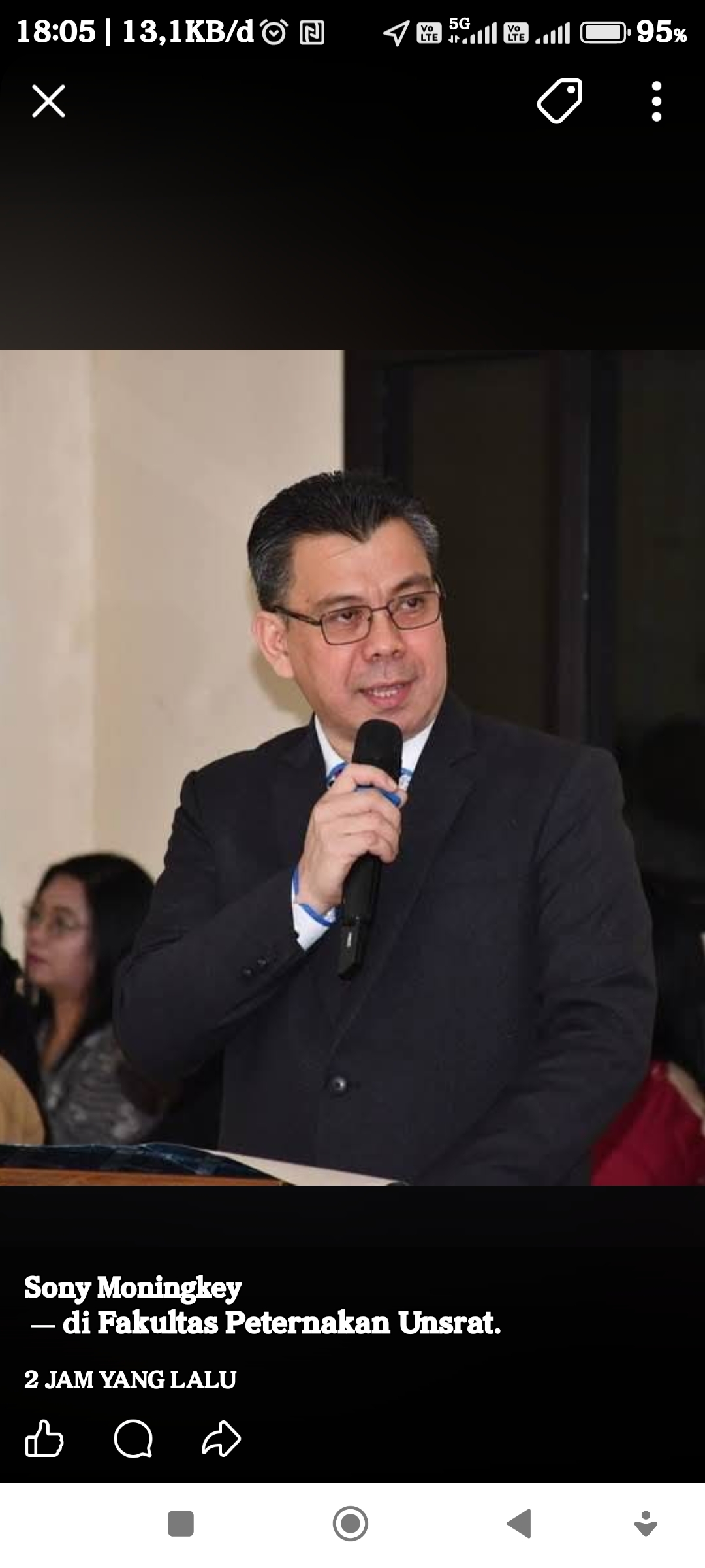 Dua Profesor Tak Berdaya, Lombogia Rebut Kursi Dekan Fakultas Peternakan Unsrat Periode 2026–2030